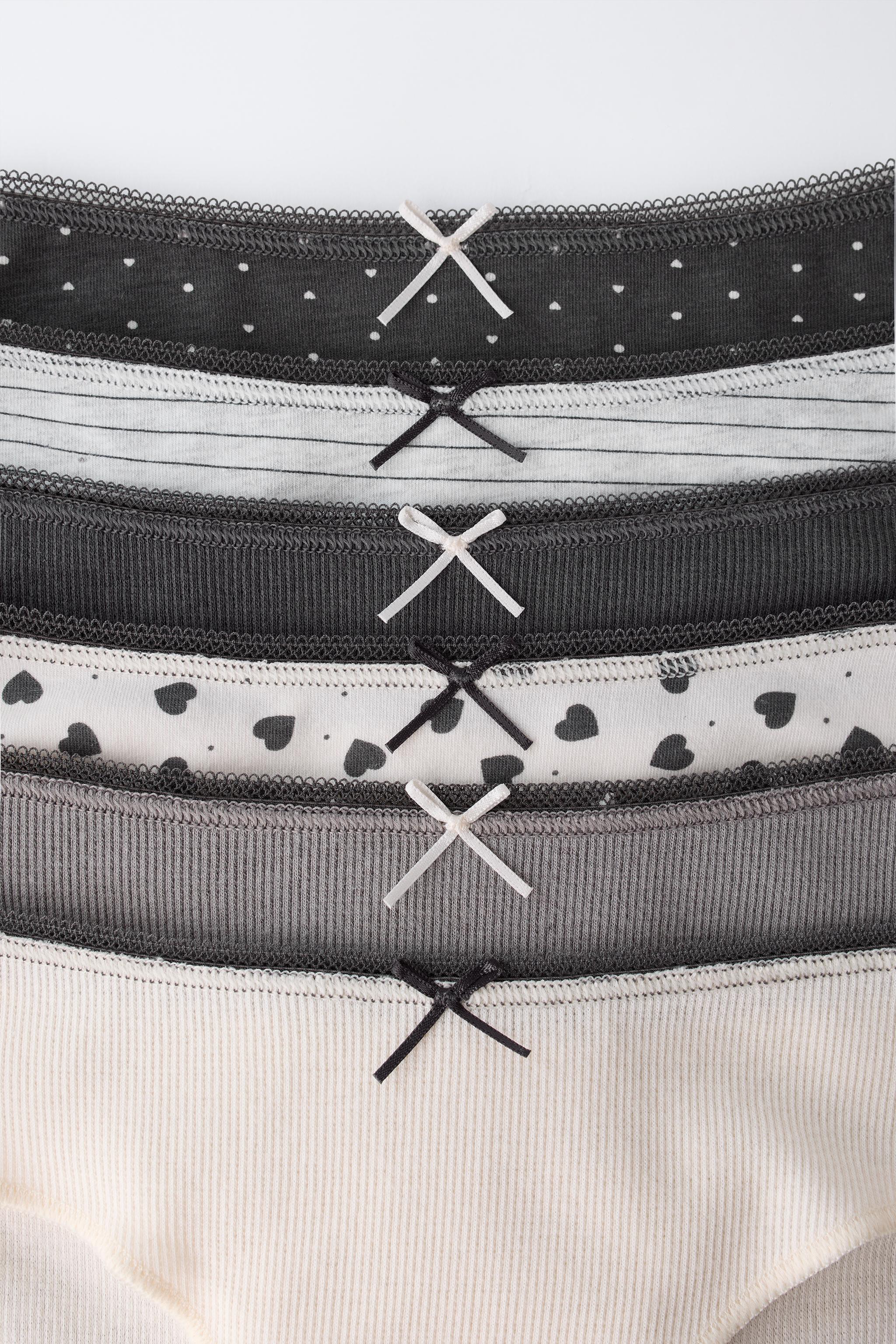 6- ANS/ LOT DE SIX CULOTTES IMPRIMÉES